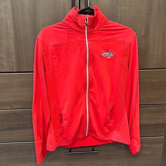 Washington Capitals NHL Ladies Zip Up Size L - Picture 1 of 3